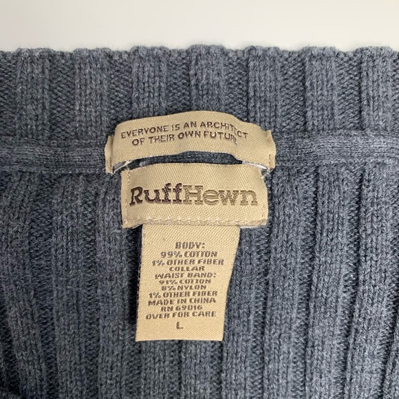 Ruffhewn grey cable knit sweater - Picture 2 of 5